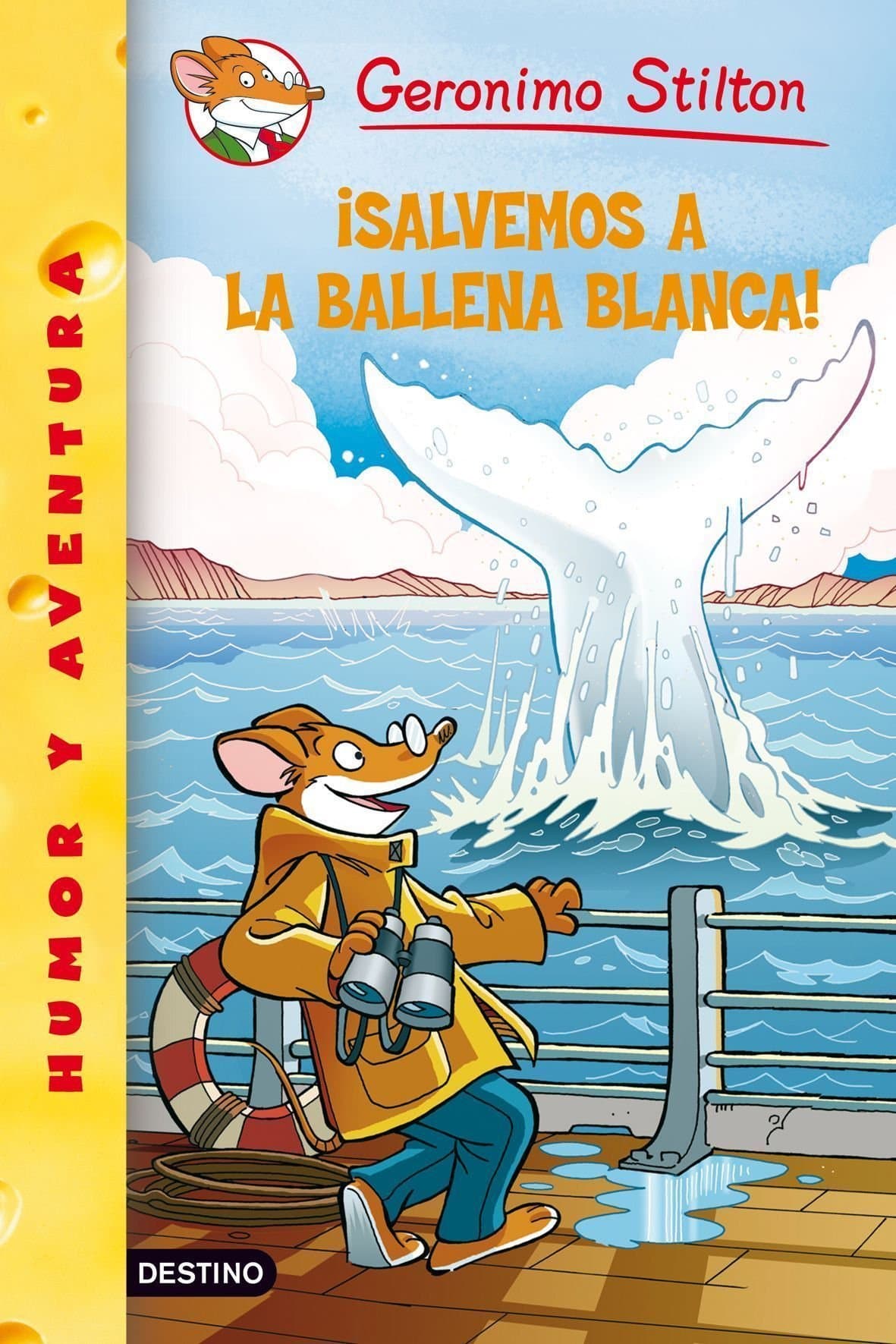 Portada de ¡Salvemos a la ballena blanca!: Geronimo Stilton 40