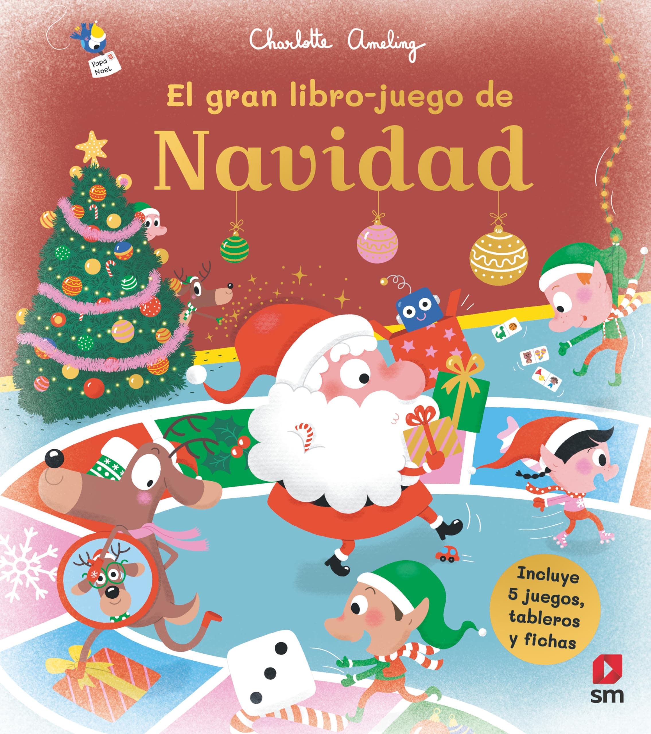 Portada de El gran libro-juego de Navidad