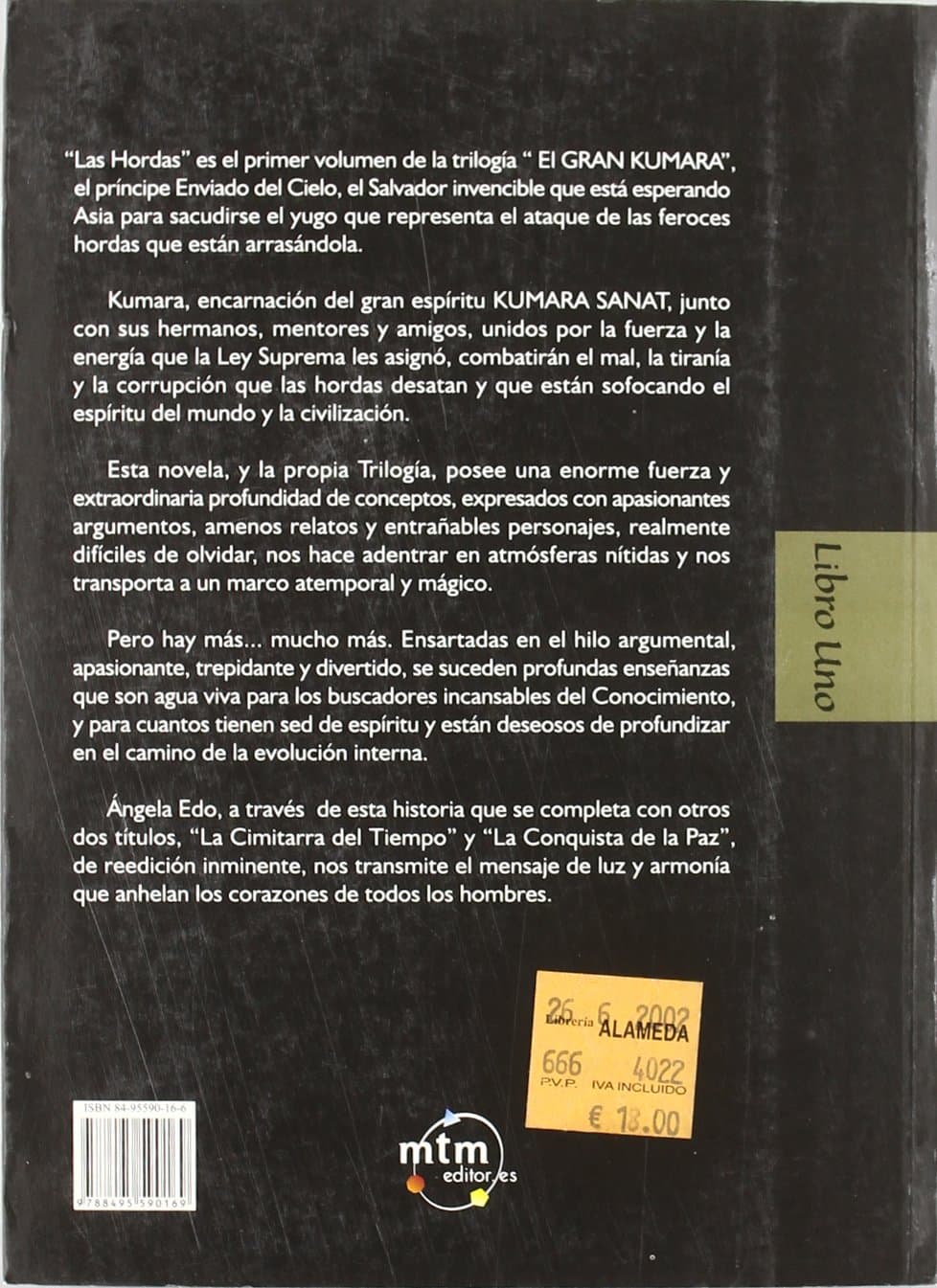 Portada de Las hordas : el gran Kumara