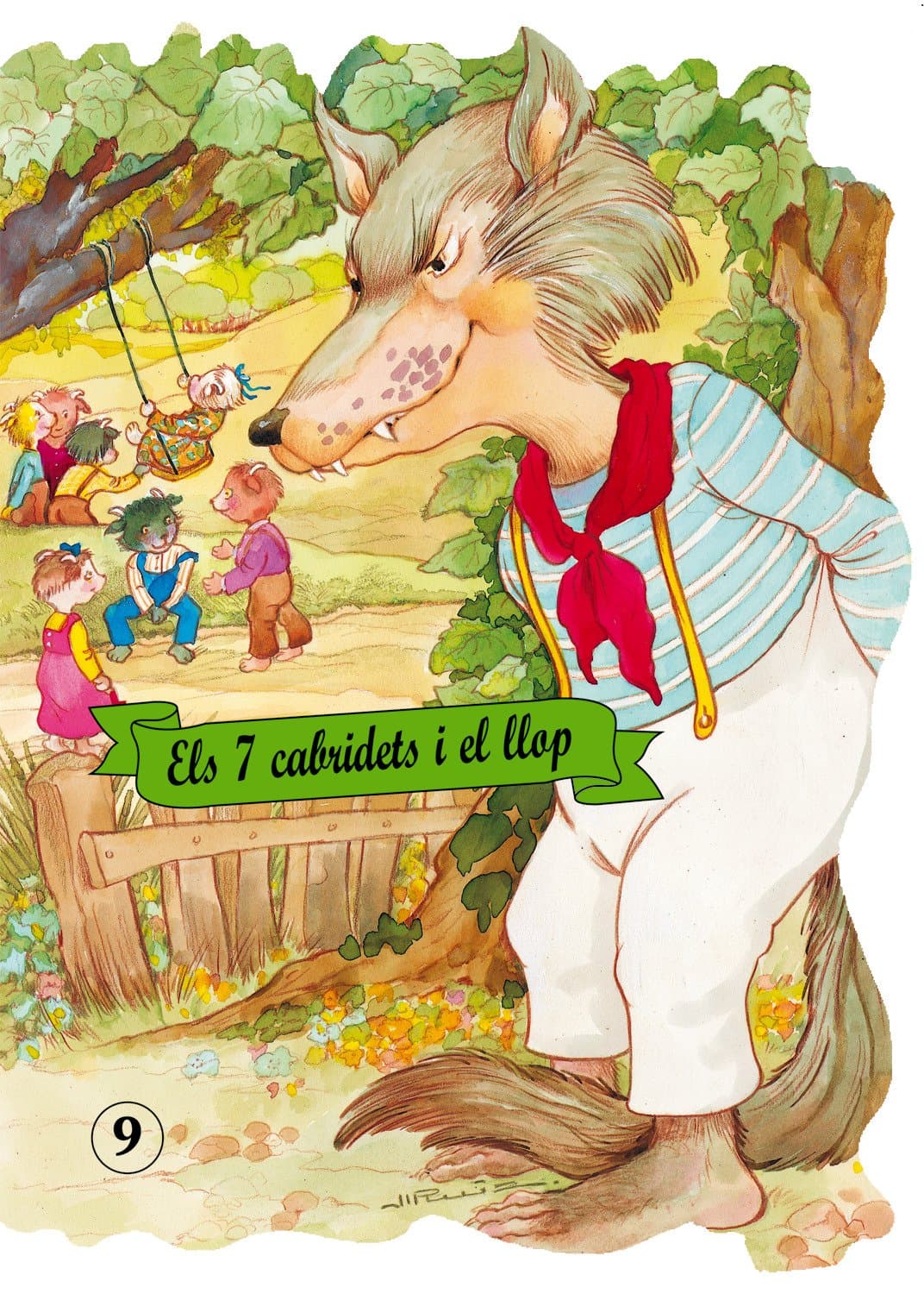 Portada de Els 7 cabridets i el llop (Encunyats clàssics)