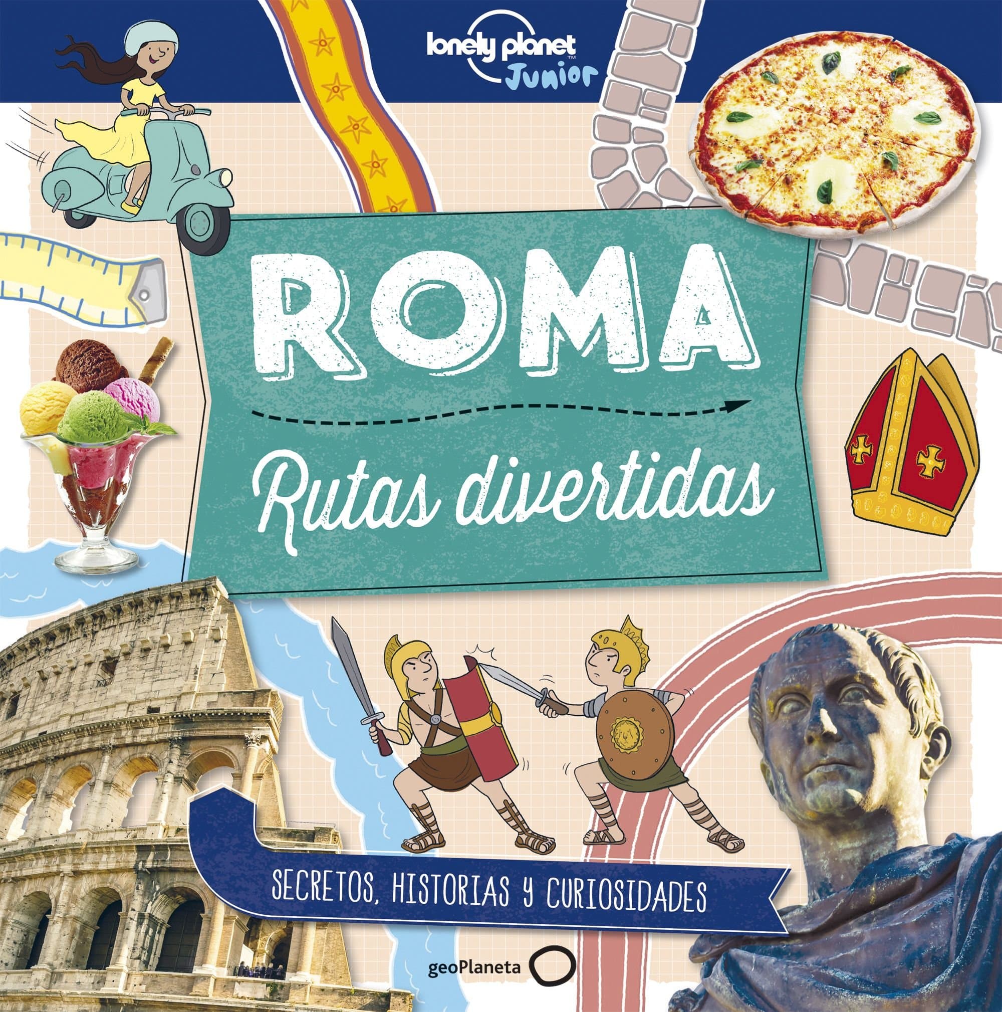 Portada de Roma. Rutas divertidas (Lonely Planet Junior)