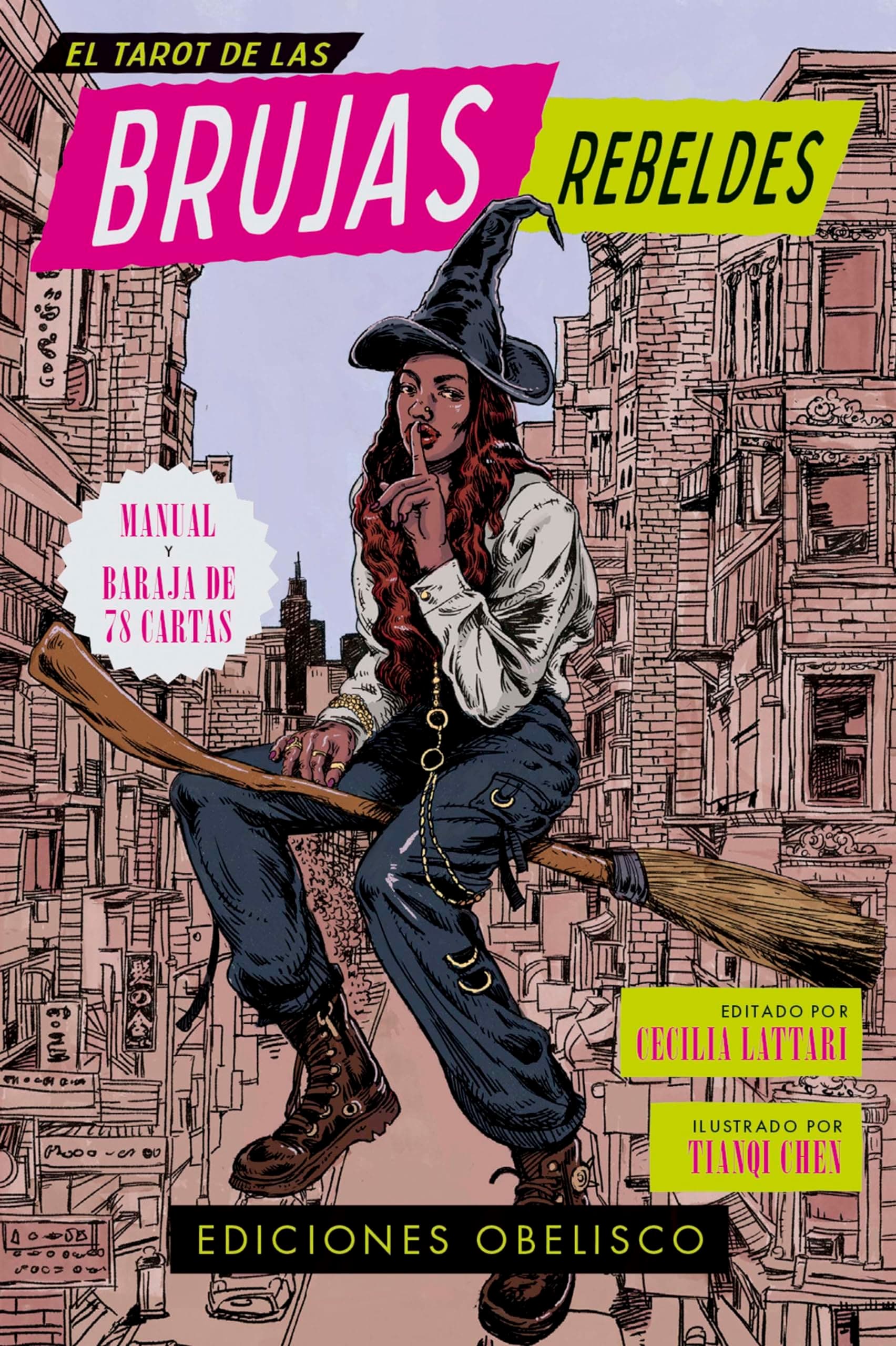 Portada de El tarot de las brujas rebeldes (cartomancia y tarot)