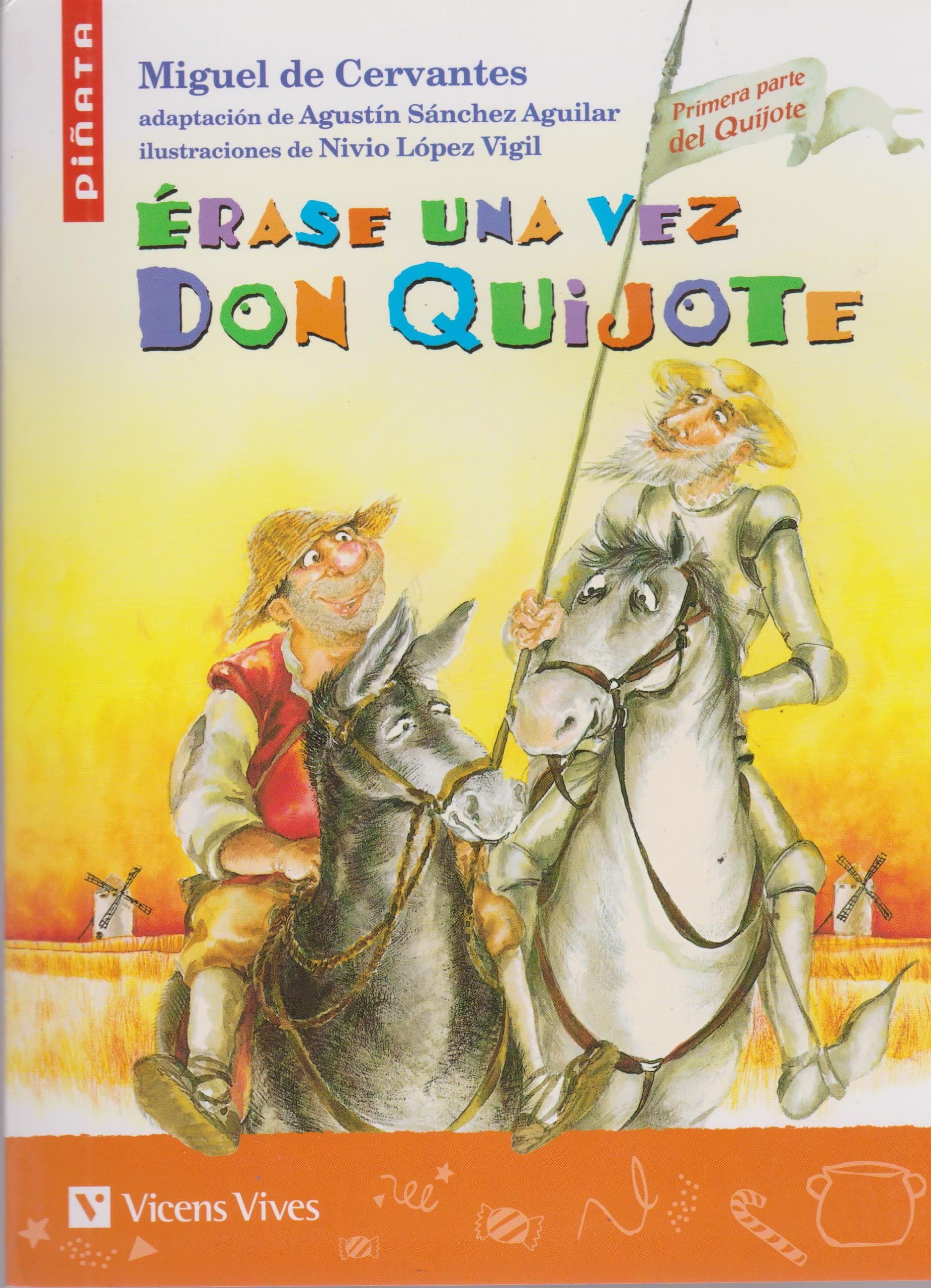 Portada de Erase Una Vez Don Quijote (Colección Piñata) - 9788431678494