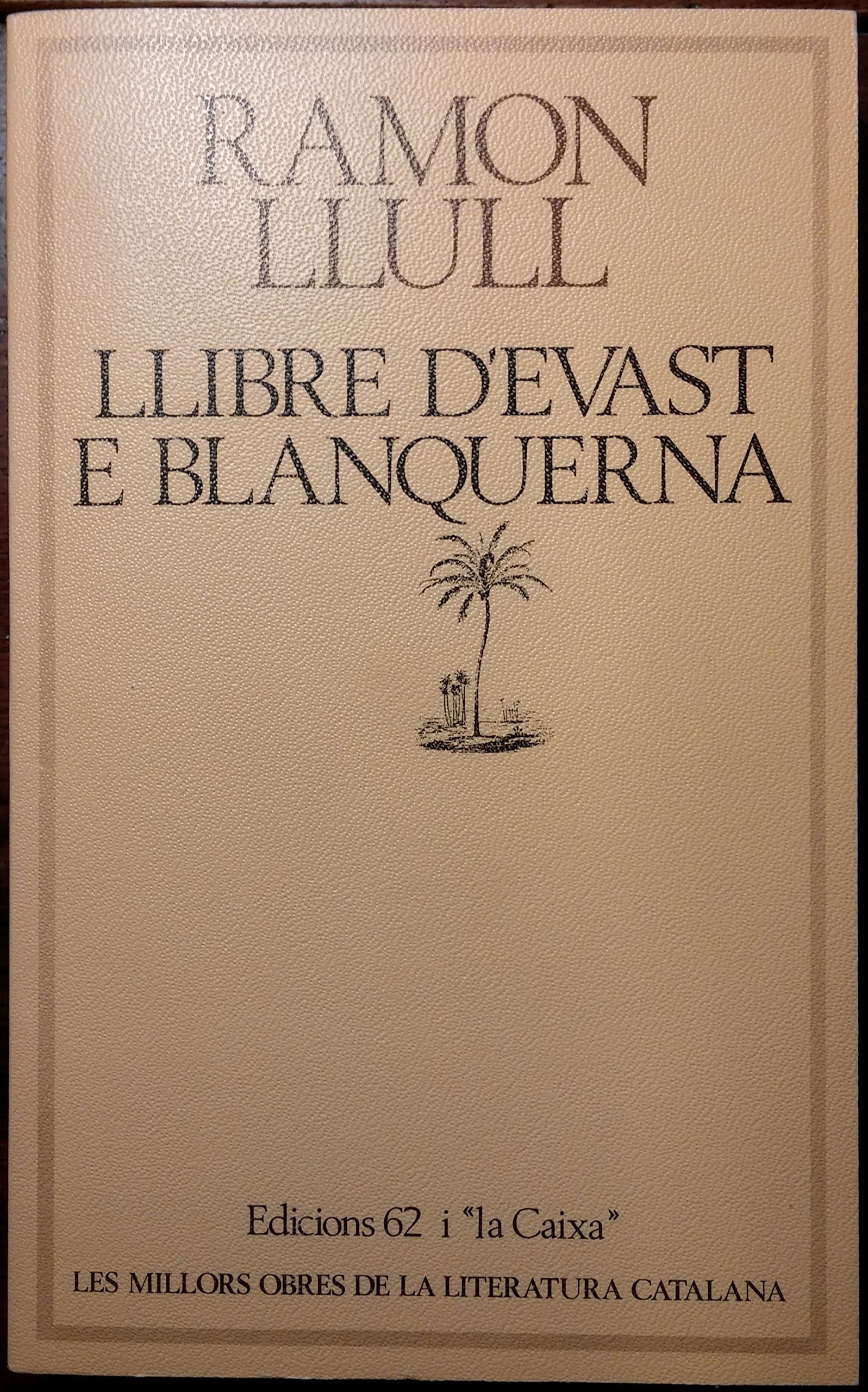 Portada de Llibre d'Evast e Blanquerna (MOLC - Les Millors Obres de la)