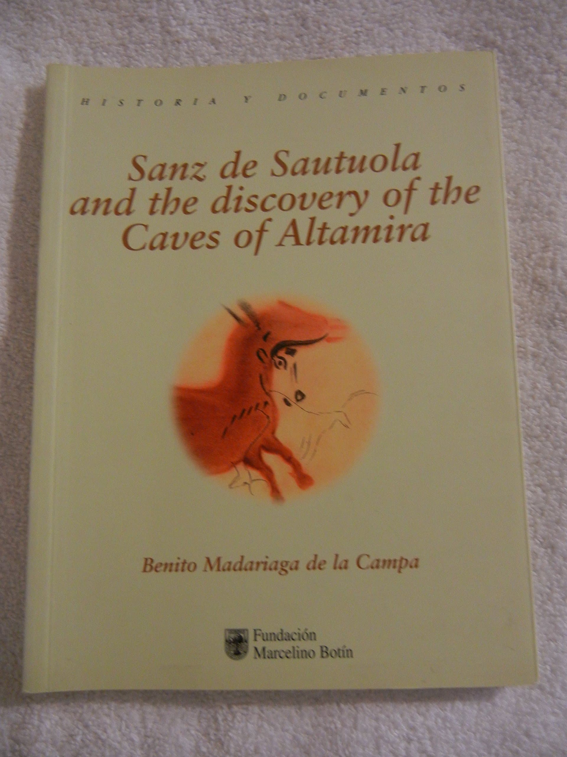 Portada de Sanz de Sautuola y el descubrimiento de Altamira: consideraciones sobre las pinturas