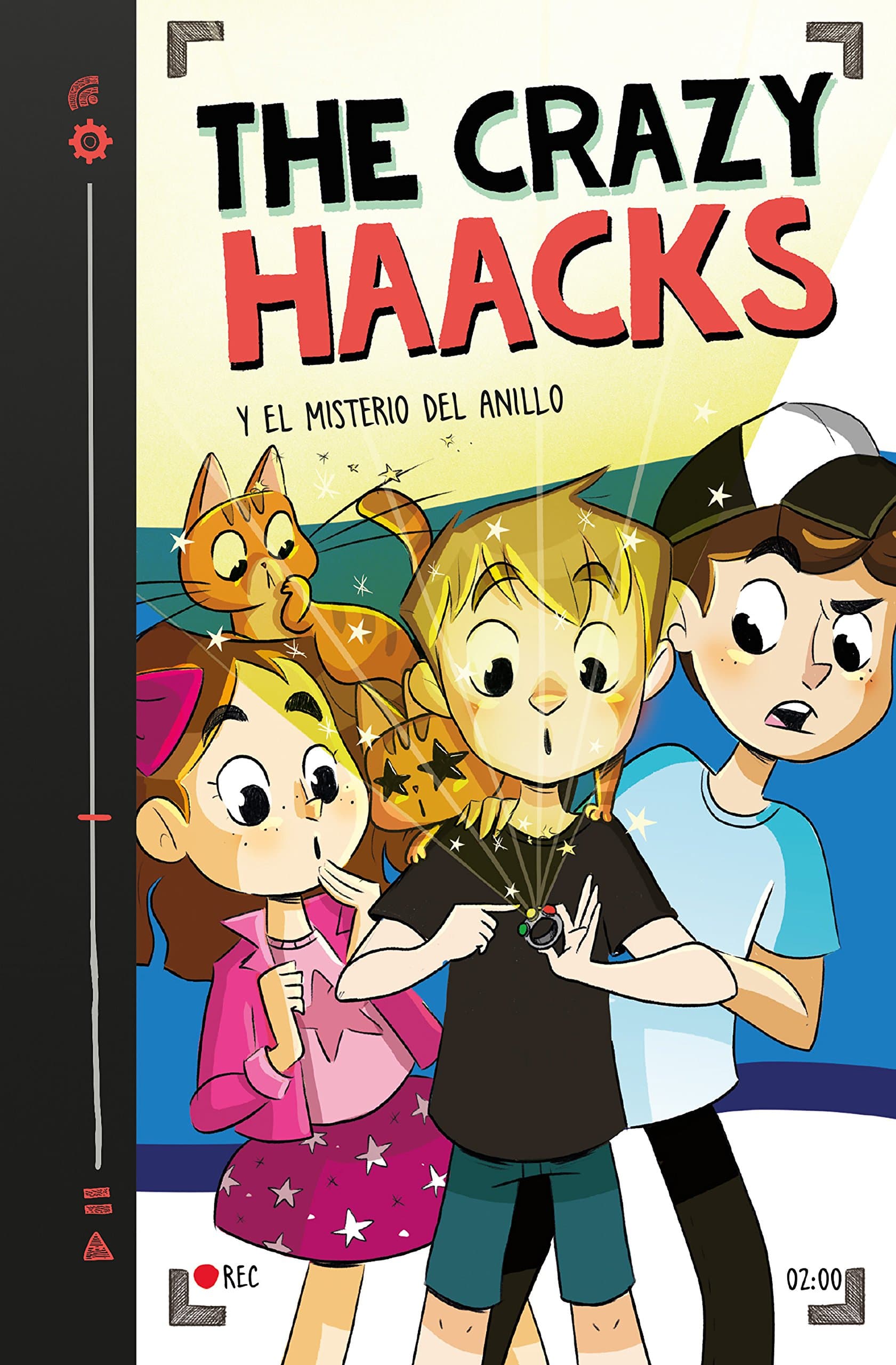 Portada de The Crazy Haacks y el misterio del anillo (The Crazy Haacks 2) (Jóvenes lectores)