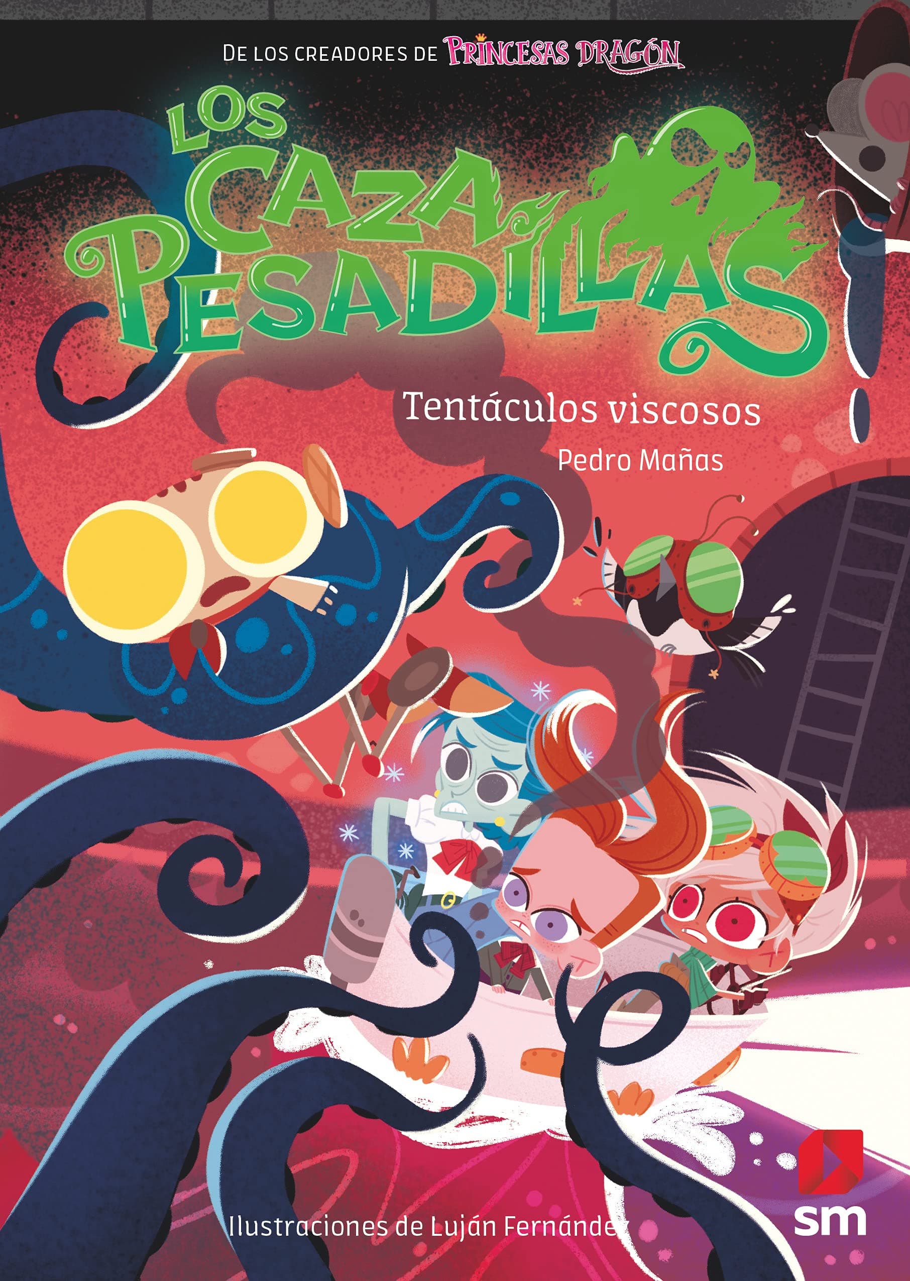 Portada de Los Cazapesadillas 4: Tentáculos viscosos